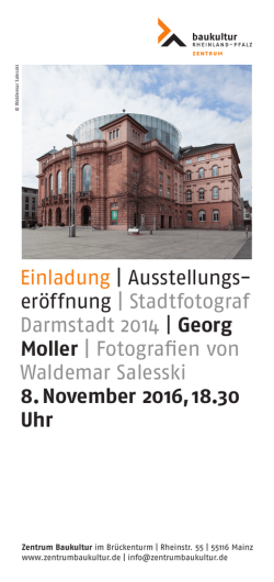 Einladung | Ausstellungs