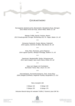 Gourmetmenu - Fernsicht Heiden