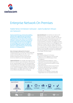 Enterprise Network On Premises