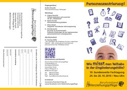 Info-Flyer zur Fachtagung