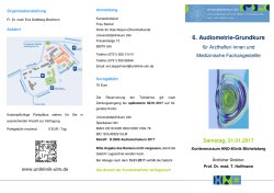 Flyer - Universitätsklinikum Ulm