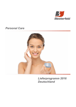 LifeScience Cosmetic - Biesterfeld Spezialchemie GmbH