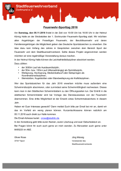 Feuerwehr Sporttag - Pension&auml;re der Berufsfeuerwehr Do