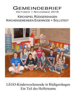 gemeindebrief - Evangelischer Kirchenkreis Mühlhausen