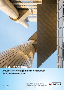 SEPA-Reporting - HypoVereinsbank