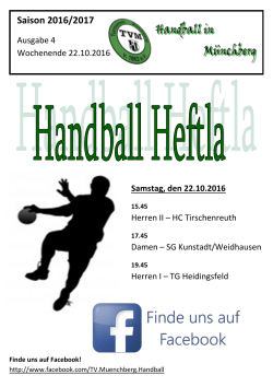 Handball Heftla Ausgabe 4