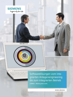 grierten Anlagenengineering bis zum integrierten Betrieb