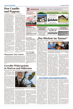 Gutschein - Camberger Anzeiger