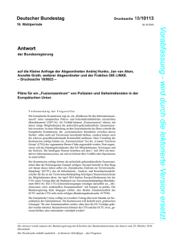 Drucksache 18/9923 - DIP des Bundestages