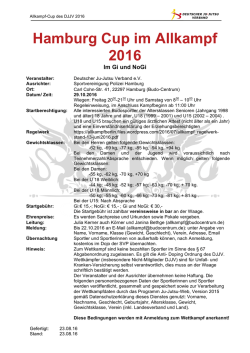 Hamburg Cup im Allkampf 2016