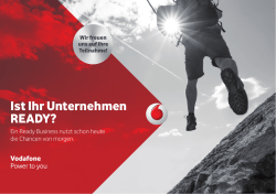 Vodafone Flyer A5 Workshop ReadyBusiness 09/15