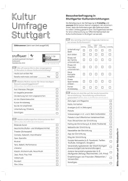 Stuttgart - Vereinigung Stuttgarter Mundarttheater