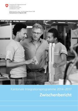 Zwischenbericht 2016 - Staatssekretariat für Migration