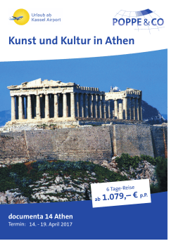 Kunst und Kultur in Athen - Urlaub