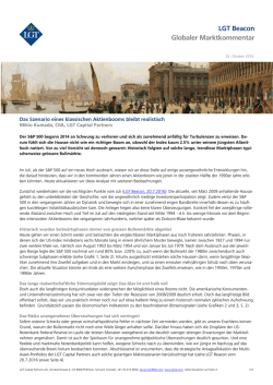 LGT Beacon - Wöchentlicher Marktkommentar