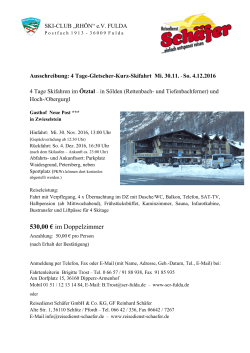 4-Tage-Gletscher-Kurz-Skifahrt in Söden und Hoch