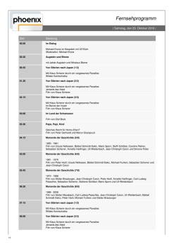 Fernsehprogramm