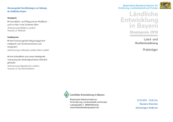 Staatspreis 2016 - Bayerisches Staatsministerium für Ernährung