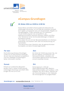 eCampus-Grundlagen
