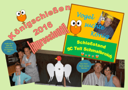 Impressionen Vogelschie&szlig;en 2016