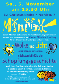 Plakat A3 - Christuskirche Oberhausen