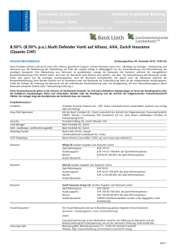 Multi Defender Vonti auf Allianz, AXA - Derinet