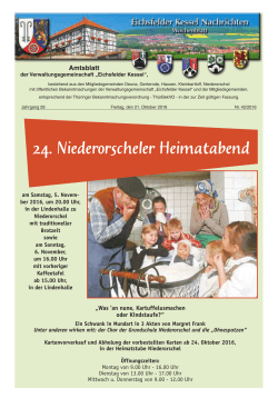 42. Ausgabe - Eichsfelder Kessel
