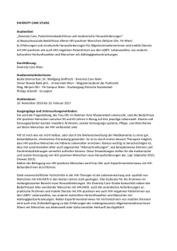 Diversity Care Wien Studie 2016
