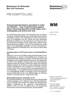 271016-1 Recycling-Unternehmen Klink expandiert