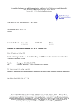 jhv_2016 - Ortsverband Z14 M&uuml;nster