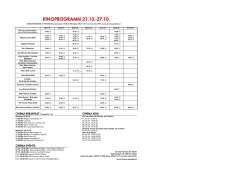 kinoprogramm 21.10.-27.10.