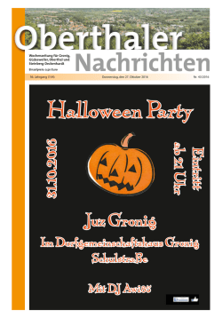 Oberthaler Nachrichten Nr. 43