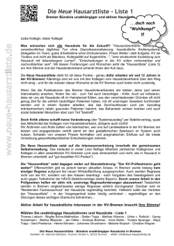 Die Neue Hausarztliste