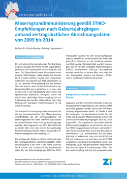 Infoblatt - Der Versorgungsatlas
