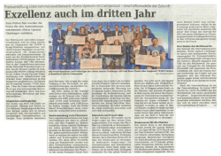 Exzellenz auch im dritten Jahr, General-Anzeiger