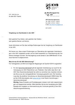 Brief KVB03 - Kassenärztliche Vereinigung Bayerns