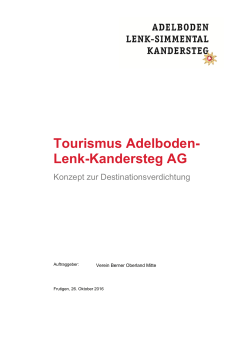 Tourismus Adelboden- Lenk