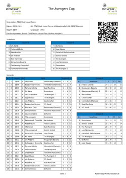 Druckansicht - MeinTurnierplan.de