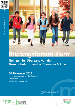 Bildungsforum Ruhr
