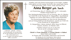 Anna Berger geb. Tusch