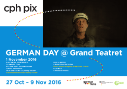 GERMAN DAY @ Grand Teatret