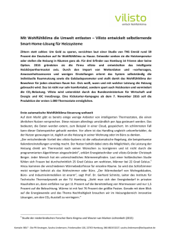 Automatisches Wohlfühlklima Zuhause und im Büro mit vilisto - Kon-ii