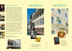 Infos zum Hotel Markgräfler Hof als PDF