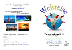 Turnvorstellung 2016 - Turnverein Oberhofen