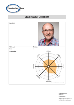 Hayoz Linus, Plaffeien - Liste 1
