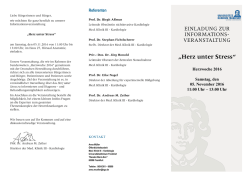 Herzwoche 2016 - Kardiologie Universit&auml;tsklinikum Frankfurt