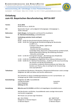 INFO - Bundesvereinigung der Berufsreiter