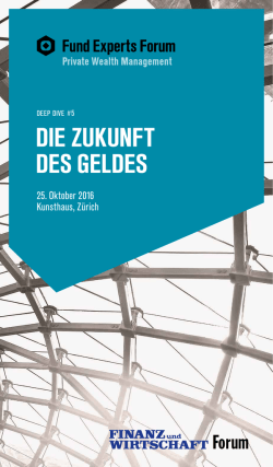 die zukunft des geldes