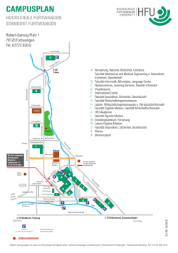 Campusplan Furtwangen - Hochschule Furtwangen