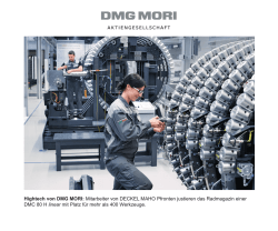 DMG MORI AKTIENGESELLSCHAFT